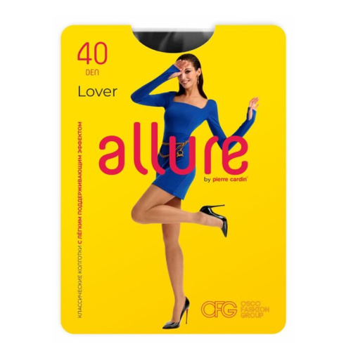 PIERRE CARDIN колготки женские аллюр ловер 40 nero р.2